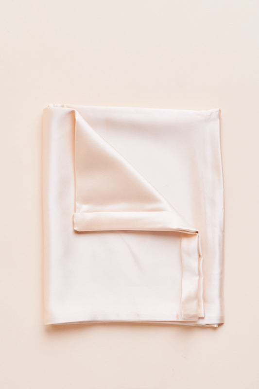 Silk Crib Sleeve | Cream