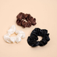 Zahra Silk Biggie Scrunchies (7cm wide scrunchie)