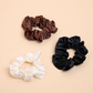 Zahra Silk Biggie Scrunchies (7cm wide scrunchie)