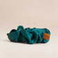 ZAHRA Silk Scrunchie | Emerald