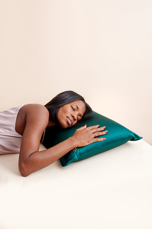 QUEEN SILK Pillowcase | Emerald